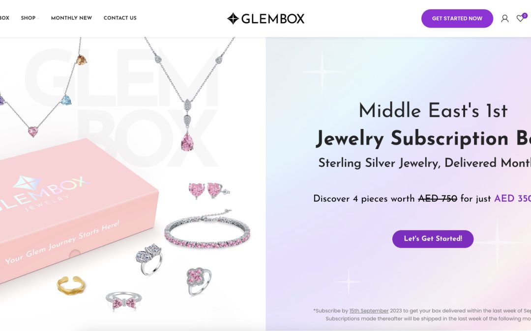 GlemBox.com Jewelry Subscription Box